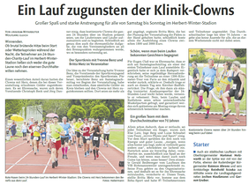 24 Stunden Lauf in Winnenden zu Gunsten der Clowns mit Herz Rems-Murr